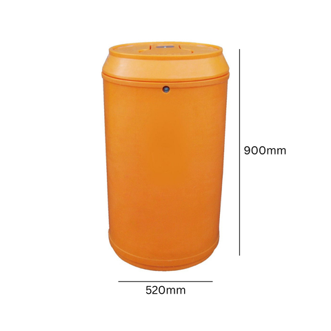 Drinks Can Litter Bin - 90 Litre