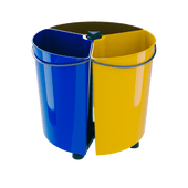 ECOBIN 31L Triple Compartment Rotating Recycling Bin