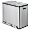 Ecocasa 3 Compartment Kitchen Recycling Bin - 3 x 20 Litre