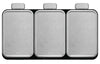 Ecocasa 3 Compartment Kitchen Recycling Bin - 3 x 20 Litre