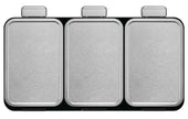 Ecocasa 3 Compartment Kitchen Recycling Bin - 3 x 20 Litre