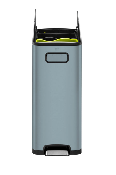 EKO Ecofly Slim Two Compartment Recycling Bin - 2 x 20 Litre