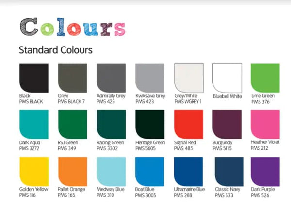 Colours Available for Paper Cup Recycling Bin