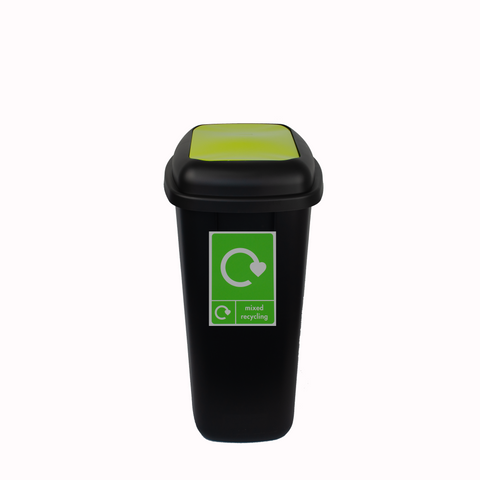 Large Push Flap 90 Litre Recycling Bin