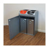 Lute Double Stream Recycling Bin - 160 Litre