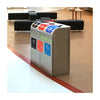 Lute Triple Stream Recycling Bin - 240 Litre