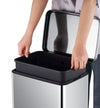 Eko Madison Brushed Stainless Steel Pedal Bin - 30 Litre