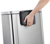 Eko Madison Brushed Stainless Steel Pedal Bin - 50 Litre
