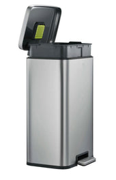 Eko Madison Brushed Stainless Steel Pedal Bin - 50 Litre