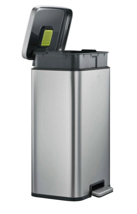 Eko Madison Brushed Stainless Steel Pedal Bin - 50 Litre