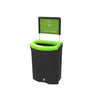 Meridian Open Aperture Recycling Bin - 110 Litre