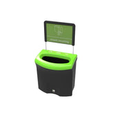 Mini Meridian Open Aperture Recycling Bin - 87 Litre