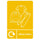 A5 Bilingual Clothes Recycling Sticker