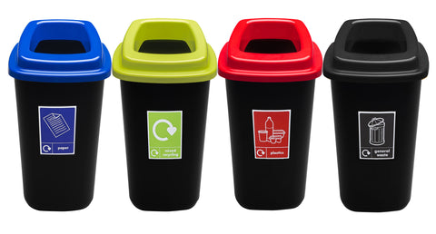 Durable Open Top 45 Litre Recycling Bin