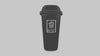 Large Durable Open Top Recycling Bin - 90 Litre