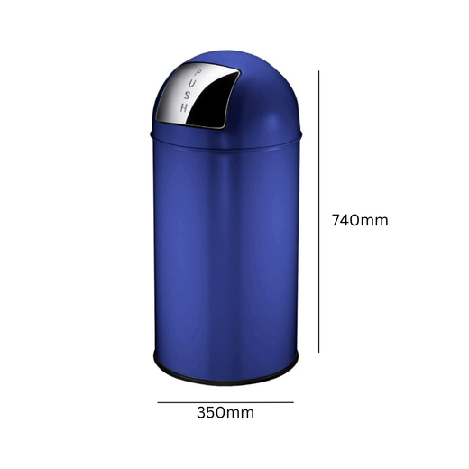Push Litter Bin - 40 Litre
