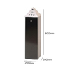 Pyramid Top Free Standing Cigarette Bin