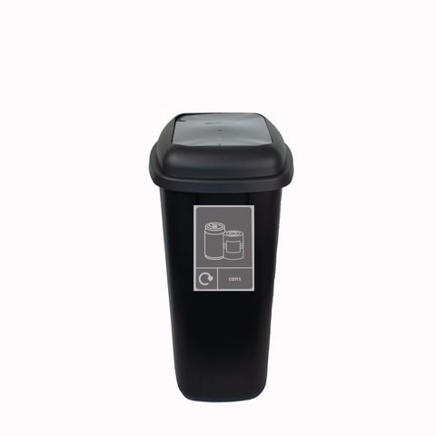 Large Push Flap 90 Litre Recycling Bin