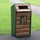 Timber Fronted Litter Bin - 105 Litres