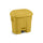 Durable 30 Litre Yellow Pedal Bin