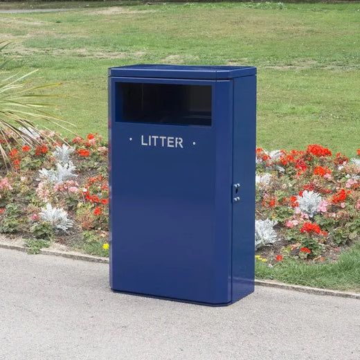 Heavy Duty Outdoor Slimline Bin - 90 Litres
