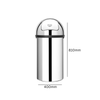 Brabantia Stainless Steel Push Flap Bin - 60 Litre