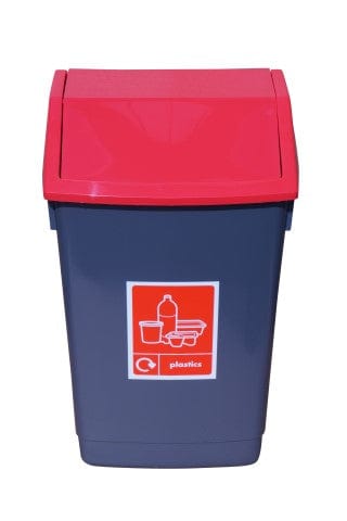 Swing Bin with Recycling Pictogram - 60 Litre