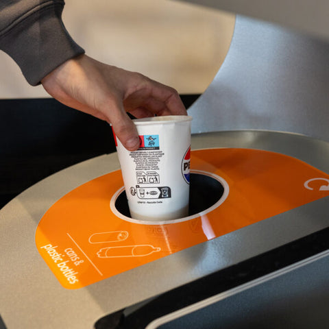 Torpedo Triple Recycling Station with Tray Unit - 162 Litre