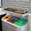 Torpedo Triple Recycling Station with Tray Unit - 162 Litre