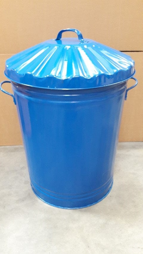 Metal Trash Can - 90 Litre