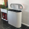 Torpedo Triple Recycling Station With Lift Up Lid and Optional Graphics - 162 Litre