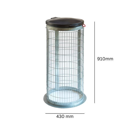 Wire Mesh Outdoor Bins