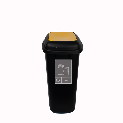 Large Push Flap 90 Litre Recycling Bin