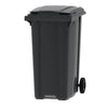 360 Litre plastic wheelie bin in grey