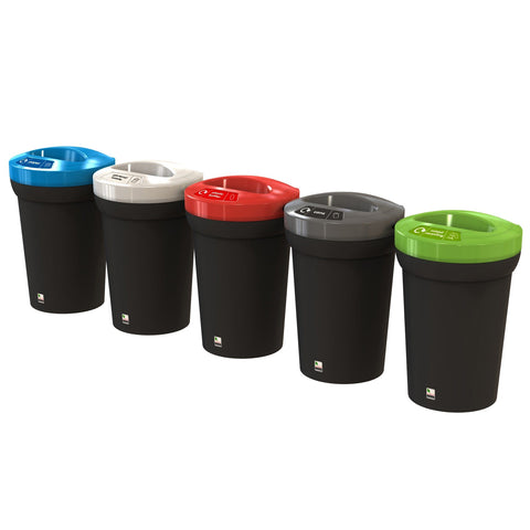 Coloured Arena Recycling Bin - 95 Litre