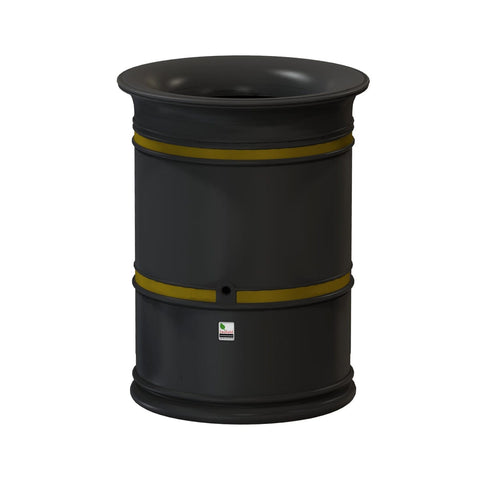 Heritage Round Open Top Litter Bin - 100 Litre