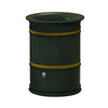 Heritage Round Litter Bin with a wide top aperture for quick and easy waste disposal.