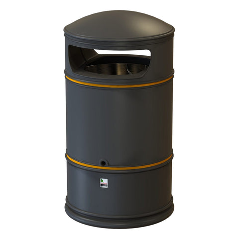 Heritage Hooded Top Litter Bin - 100 Litre