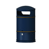 100 Litre Hooded Top Litter Bin in Classic Navy colorway.