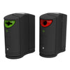 Twin Recycling Bin with Decorative Gold Banding  - 170 Litre