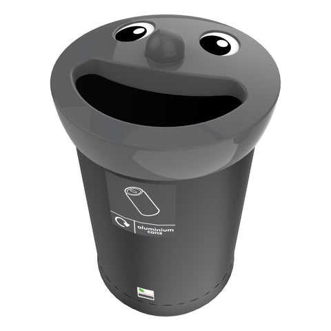 Novelty Smiley Face Recycling Bins