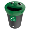Novelty Smiley Face Recycling Bins