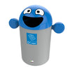Best buddy school recycling bin with blue lid, paper smile opening and sticker