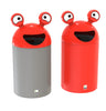 Space buddy bins one with a grey body and red hood and one complete all red