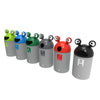 Group shot of Space Buddys, showing 3 style of apertyres and coloured lids, all with graphics to the front