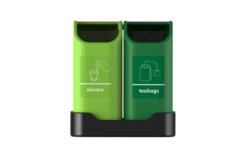 Desktop Tiny Tidy Recycling Bin - 2 x 2.5 Litre