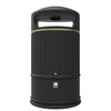 Classic External Litter Bin with Integral Stubber Plate - 105 Litre