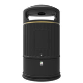 Classic External Litter Bin with Integral Stubber Plate - 105 Litre