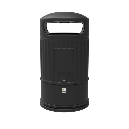 105 litre capacity UV resistant outdoor classic bin with an easy lift off lid for easy emptying and cleaning.