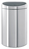 Stainless Steel Brabantia Flat Back 40 Litre Soft Touch Stylish Bin